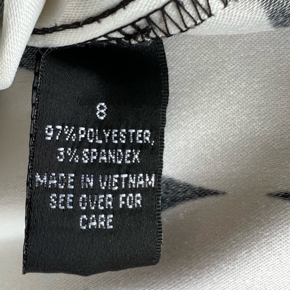 ALYX Black and White Sleeveless Shift Dress size 8 - Picture 9 of 11